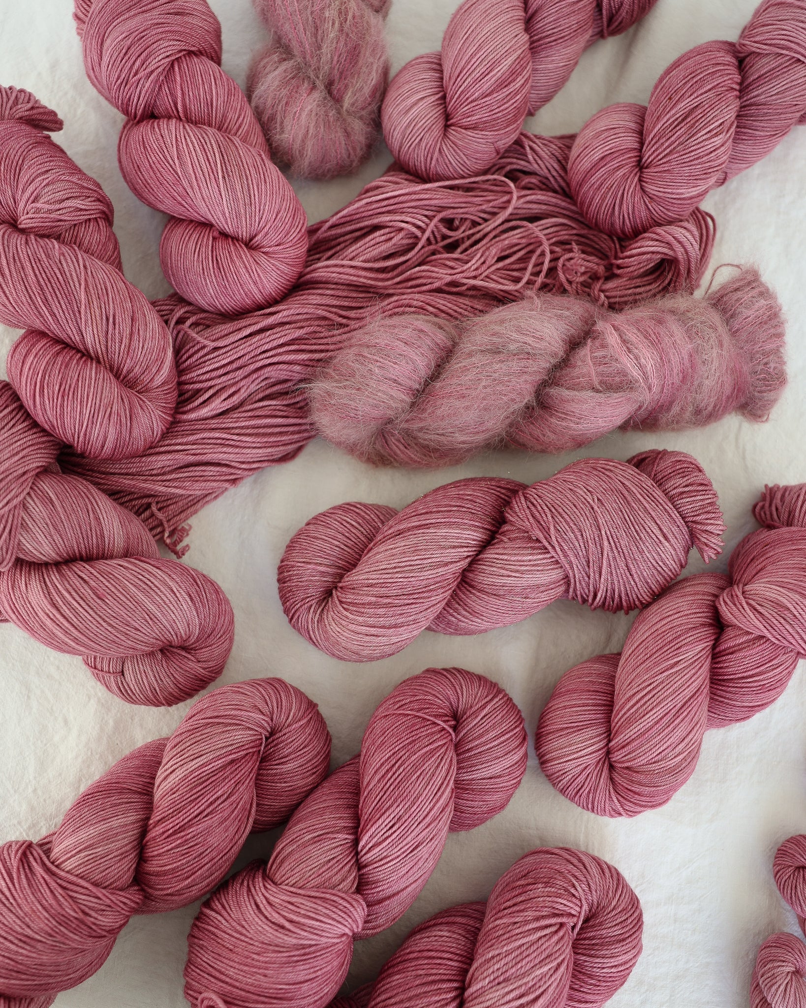 Glitzy - Ruby and Roses Yarn - Hand Dyed Yarn