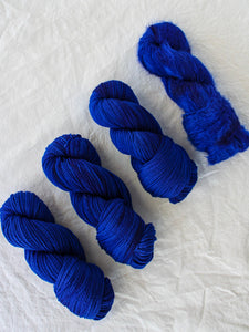 Glowing Indigo - NSW /// Pre - Order - Ruby and Roses Yarn - Hand Dyed Yarn