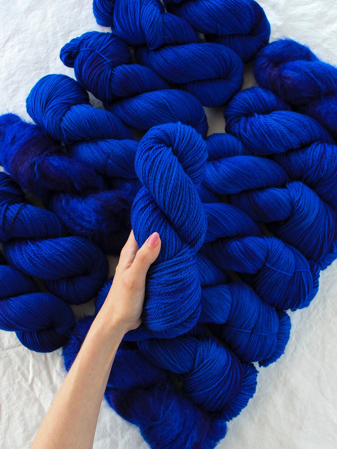 Glowing Indigo - NSW /// Pre - Order - Ruby and Roses Yarn - Hand Dyed Yarn