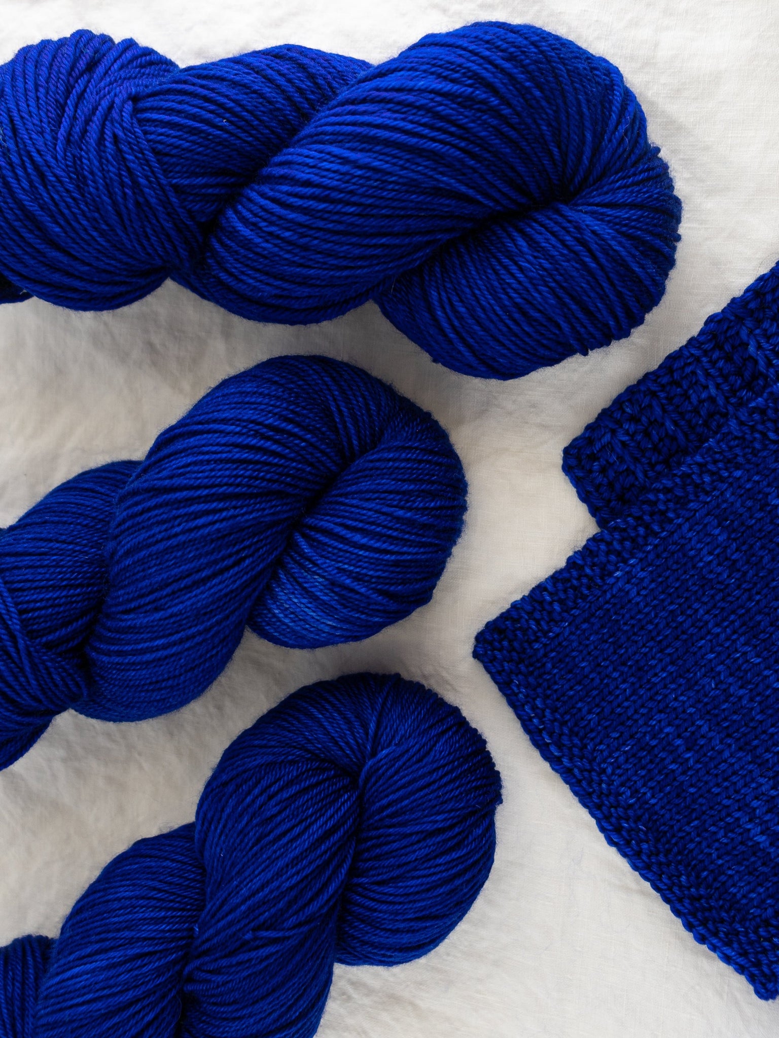 Glowing Indigo /// Pre - Order - Ruby and Roses Yarn - Hand Dyed Yarn