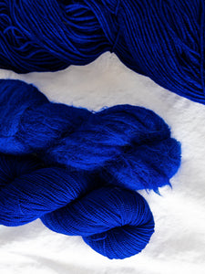 Glowing Indigo /// Pre - Order - Ruby and Roses Yarn - Hand Dyed Yarn