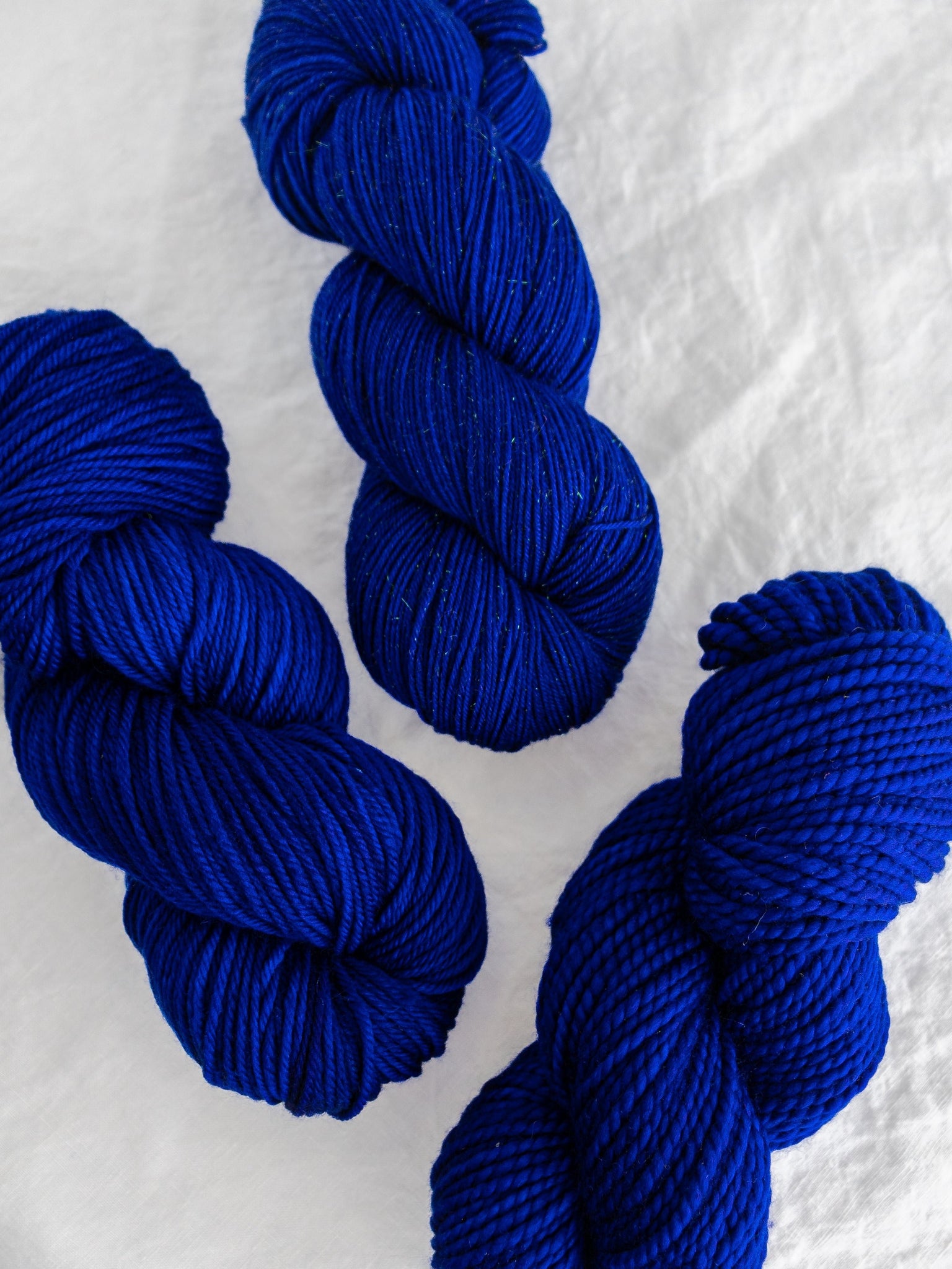 Glowing Indigo /// Pre - Order - Ruby and Roses Yarn - Hand Dyed Yarn