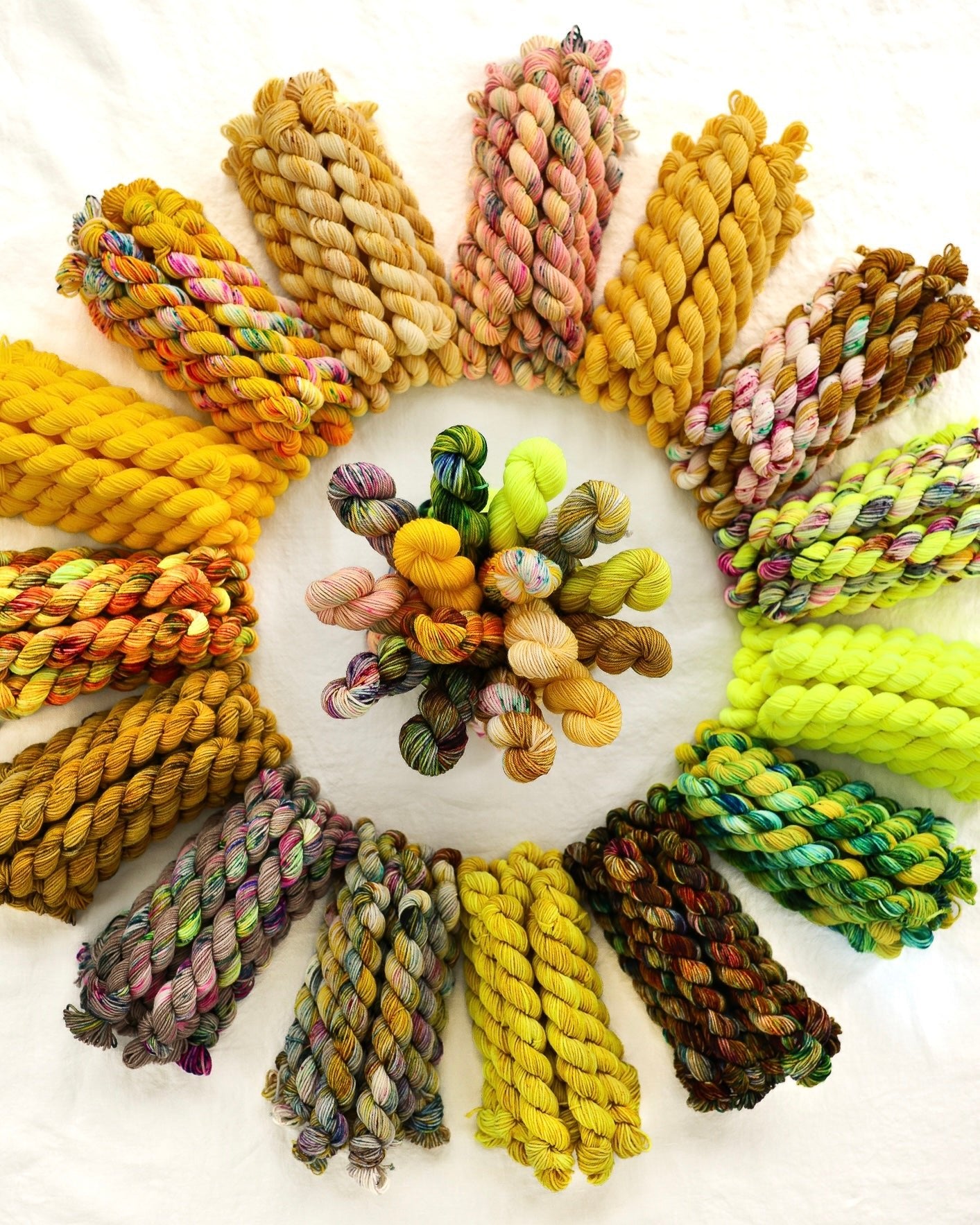 Golden Hour | No. 6 - COLOR WHEEL CLUB - Ruby and Roses Yarn - Hand Dyed Yarn