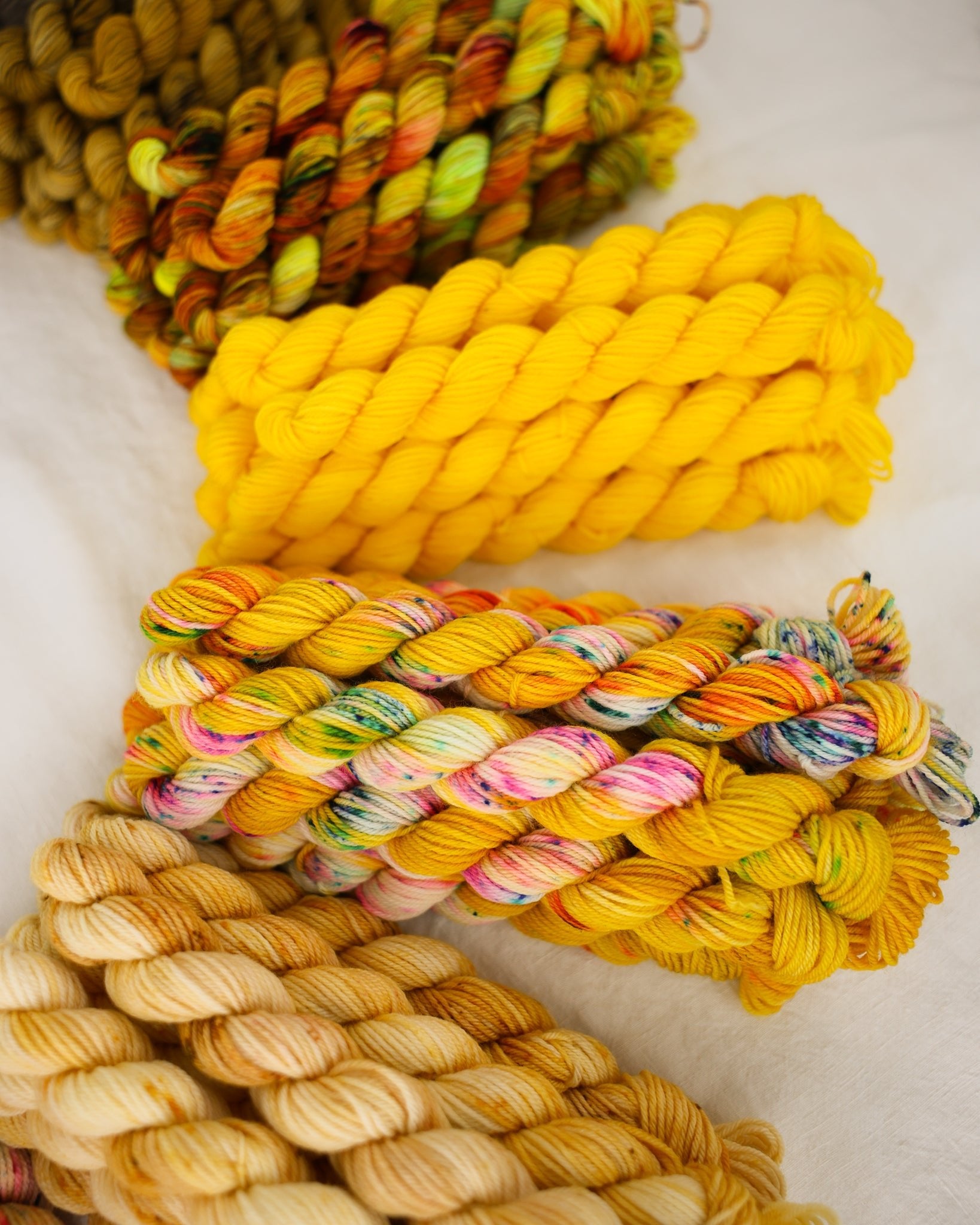 Golden Hour | No. 6 - COLOR WHEEL CLUB - Ruby and Roses Yarn - Hand Dyed Yarn