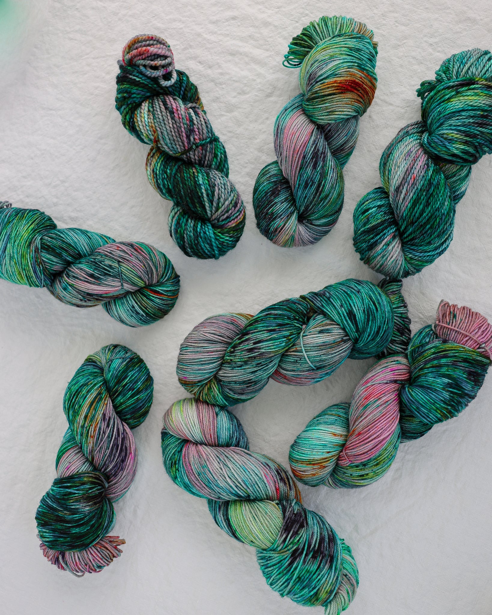 Green Mountain - Ruby and Roses Yarn - Hand Dyed Yarn