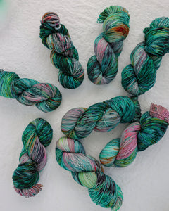Green Mountain - Ruby and Roses Yarn - Hand Dyed Yarn