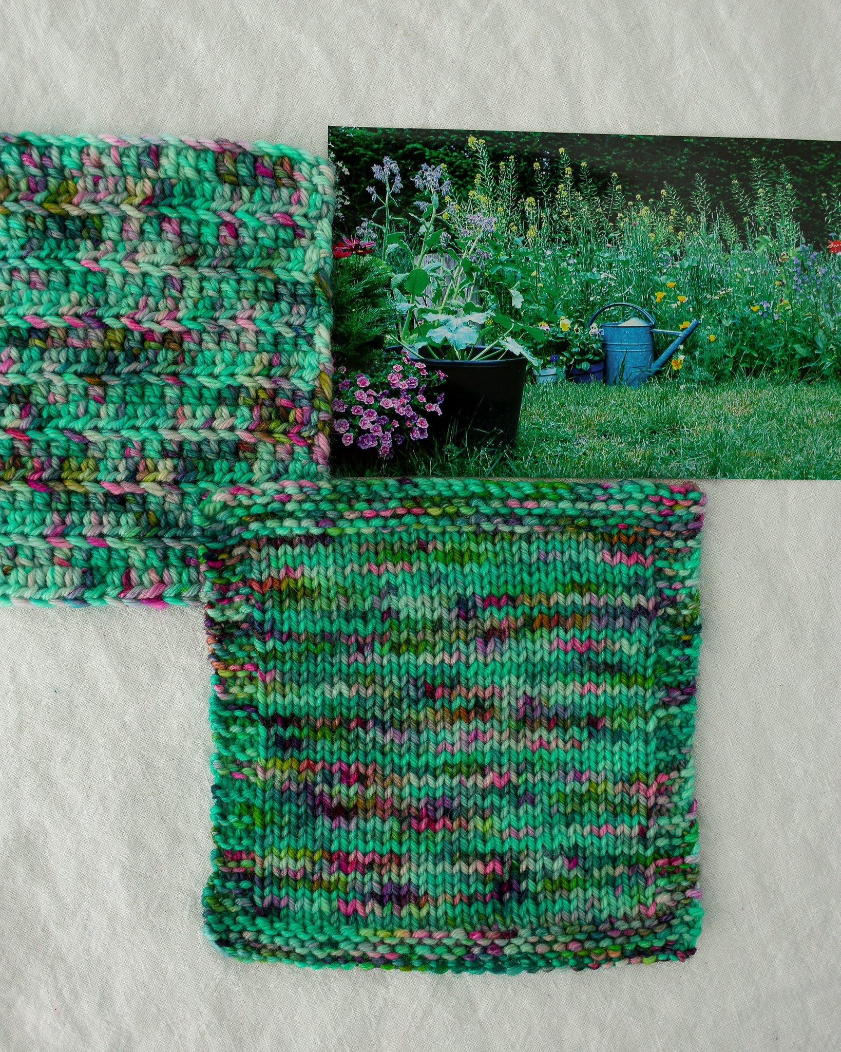 Green Thumb - Ruby and Roses Yarn - Hand Dyed Yarn
