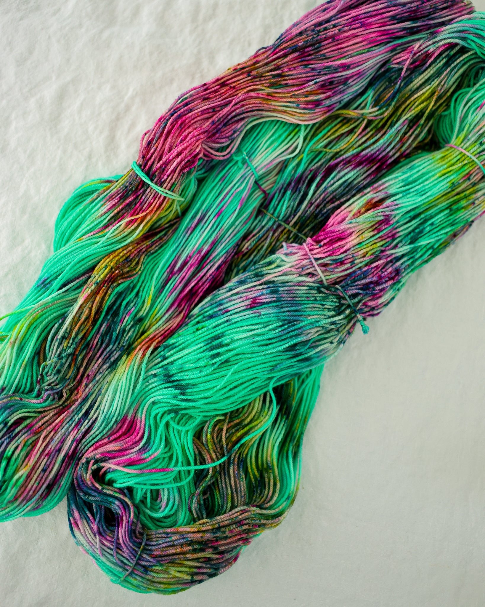 Green Thumb - Ruby and Roses Yarn - Hand Dyed Yarn