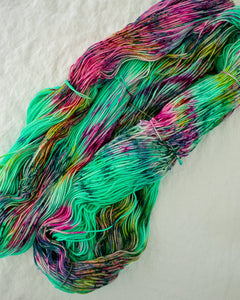 Green Thumb - Ruby and Roses Yarn - Hand Dyed Yarn