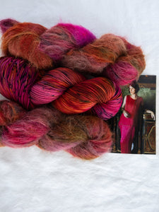 heartless - Ruby and Roses Yarn - Hand Dyed Yarn