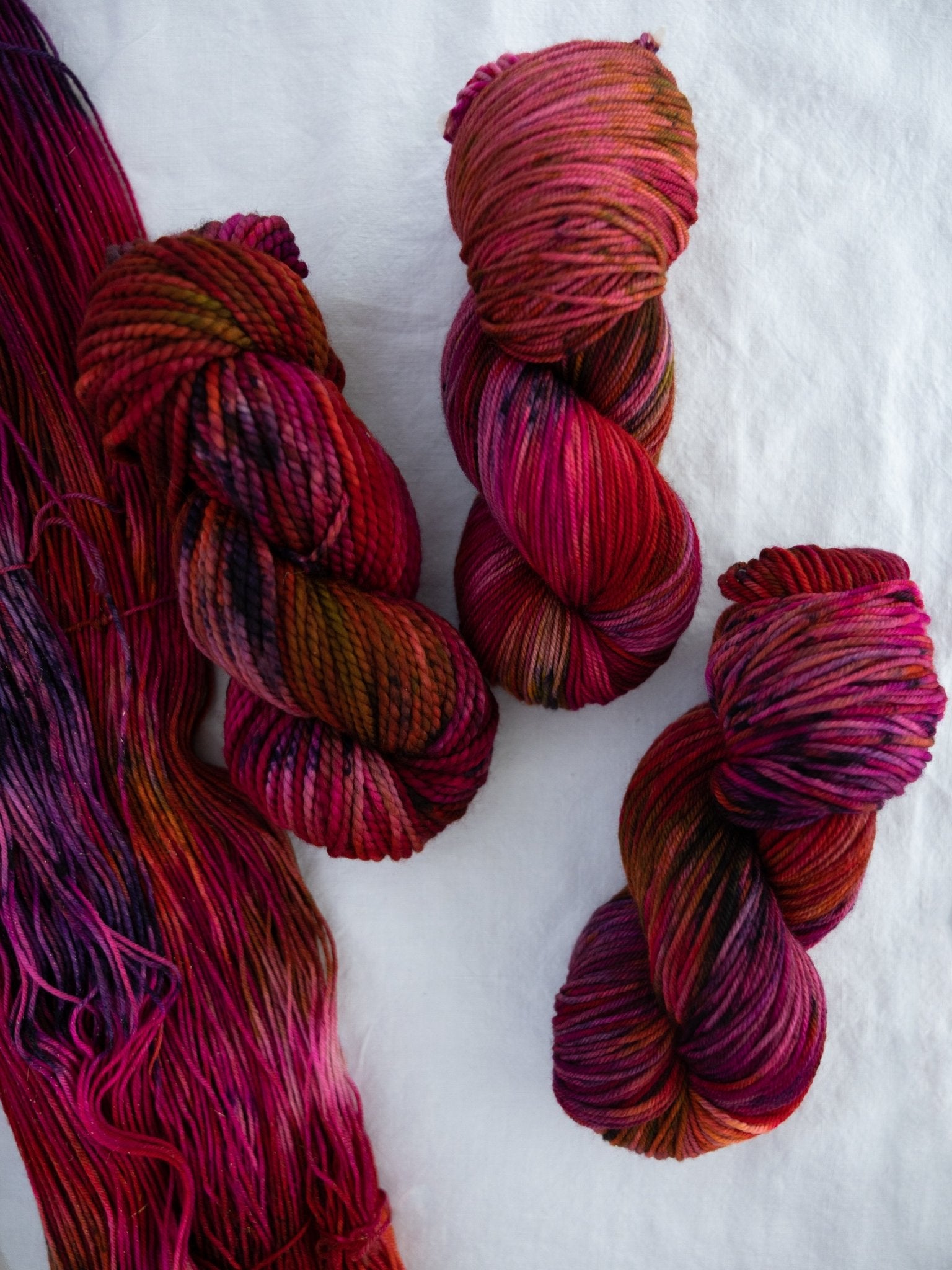 heartless - Ruby and Roses Yarn - Hand Dyed Yarn