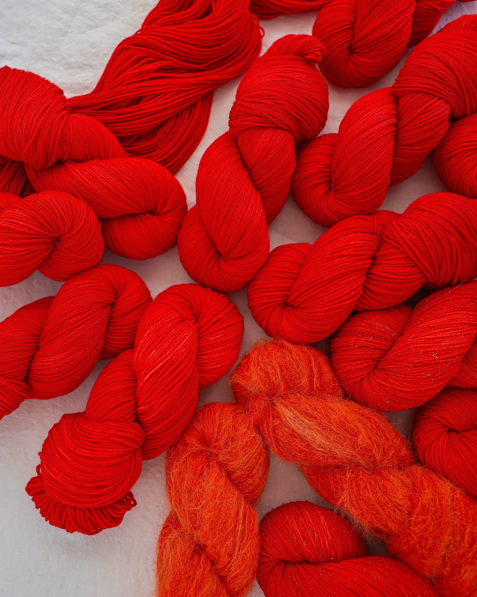 Holly - Ruby and Roses Yarn - Hand Dyed Yarn