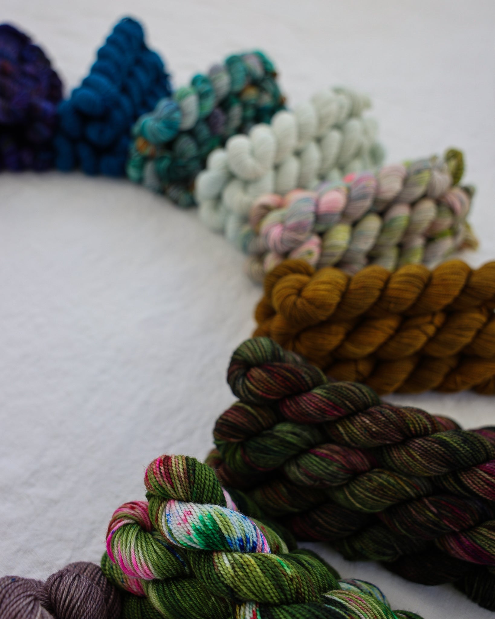 I Wanna Go To Maine | Minis Collection - Ruby and Roses Yarn - Hand Dyed Yarn