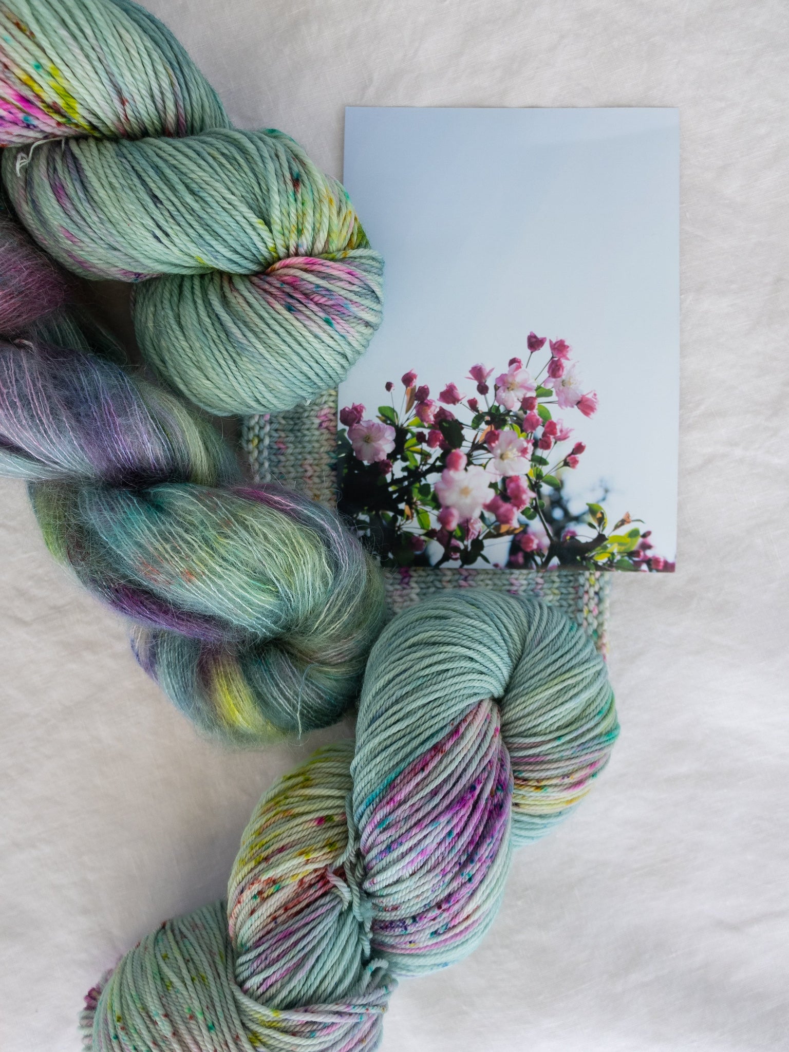 In Bloom /// Pre - Order - Ruby and Roses Yarn - Hand Dyed Yarn