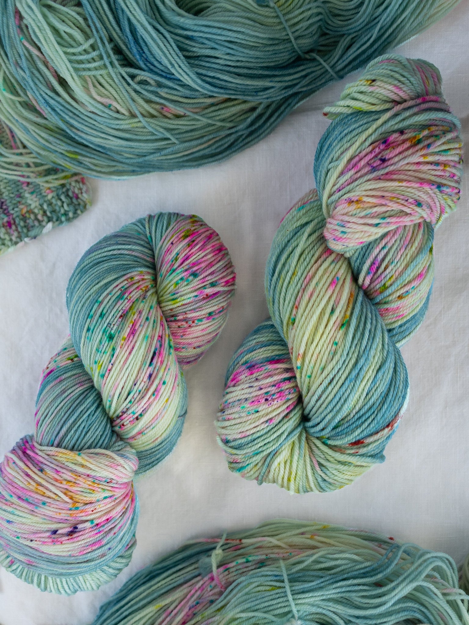 In Bloom /// Pre - Order - Ruby and Roses Yarn - Hand Dyed Yarn