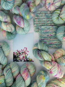 In Bloom /// Pre - Order - Ruby and Roses Yarn - Hand Dyed Yarn