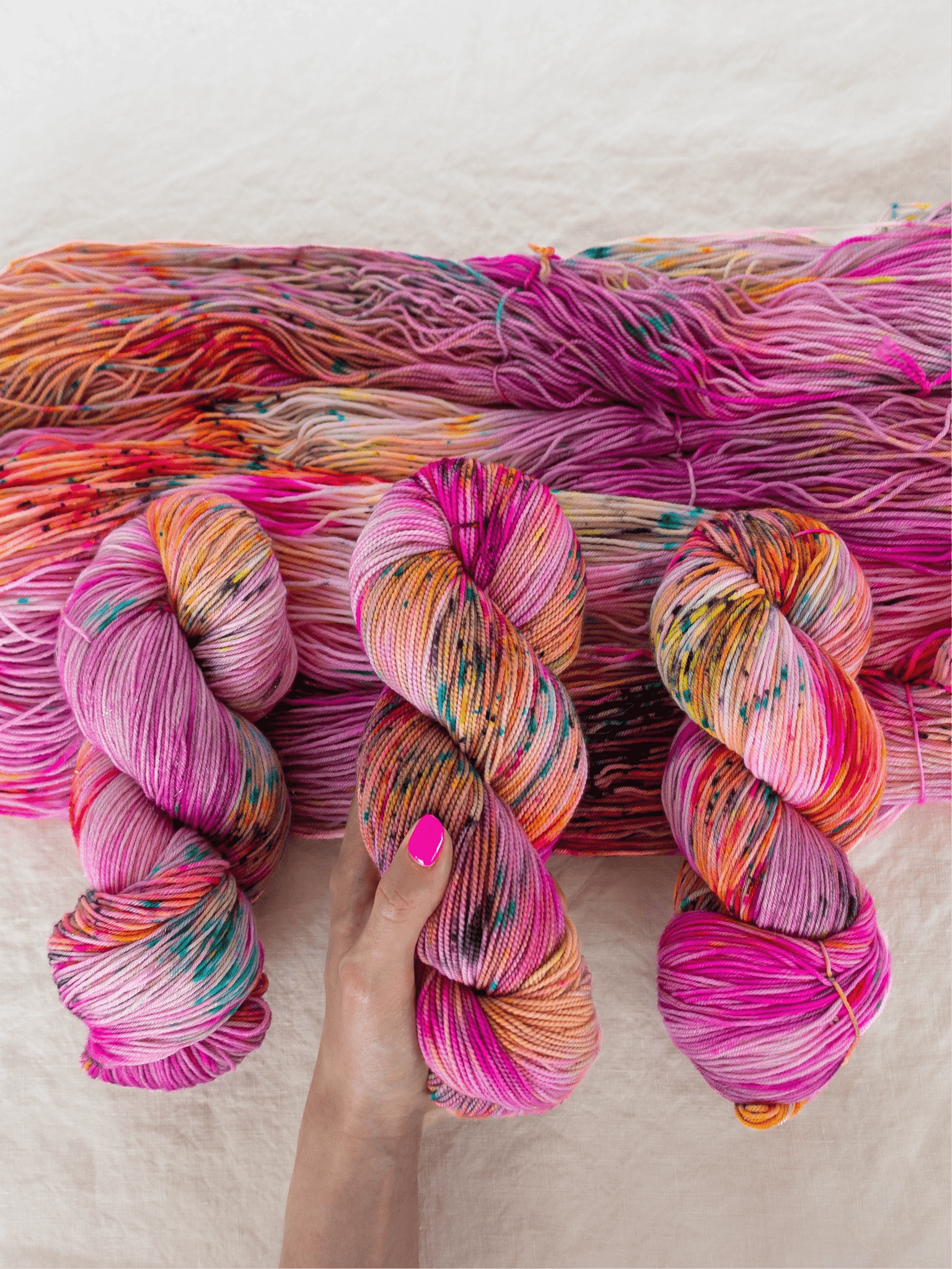 In My Flower Era /// Pre - Order - Ruby and Roses Yarn - Hand Dyed Yarn