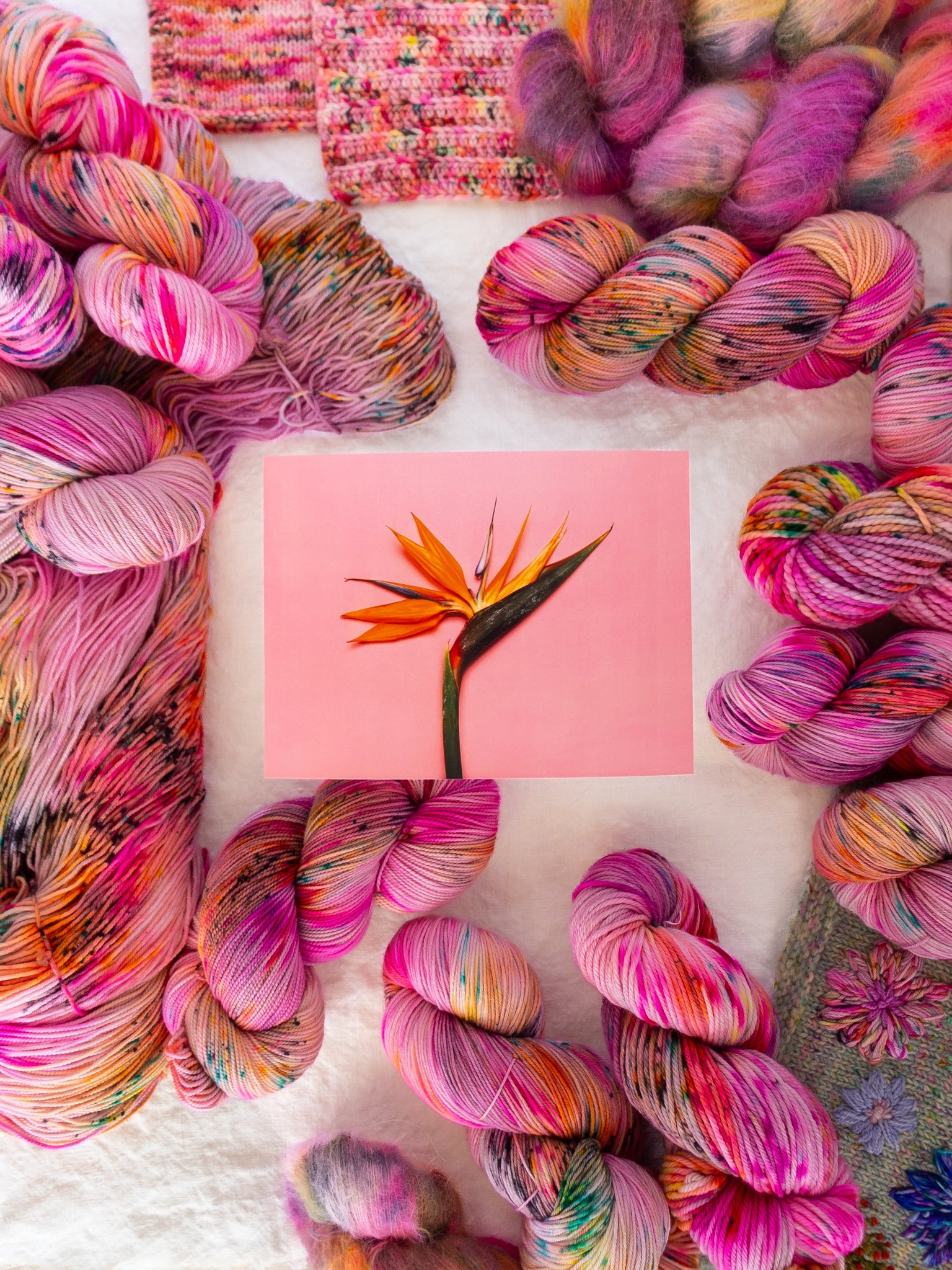 In My Flower Era /// Pre - Order - Ruby and Roses Yarn - Hand Dyed Yarn