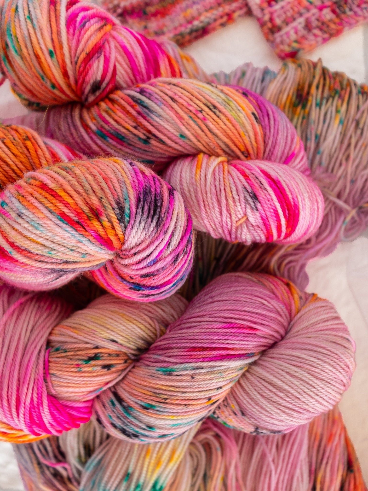 In My Flower Era /// Pre - Order - Ruby and Roses Yarn - Hand Dyed Yarn