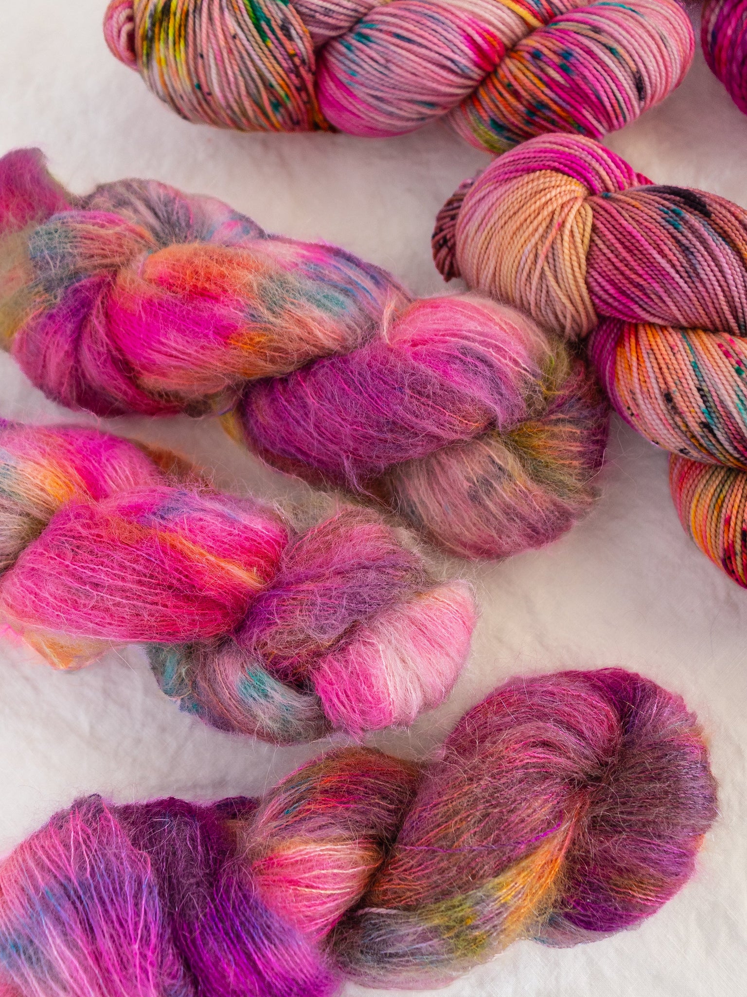 In My Flower Era /// Pre - Order - Ruby and Roses Yarn - Hand Dyed Yarn