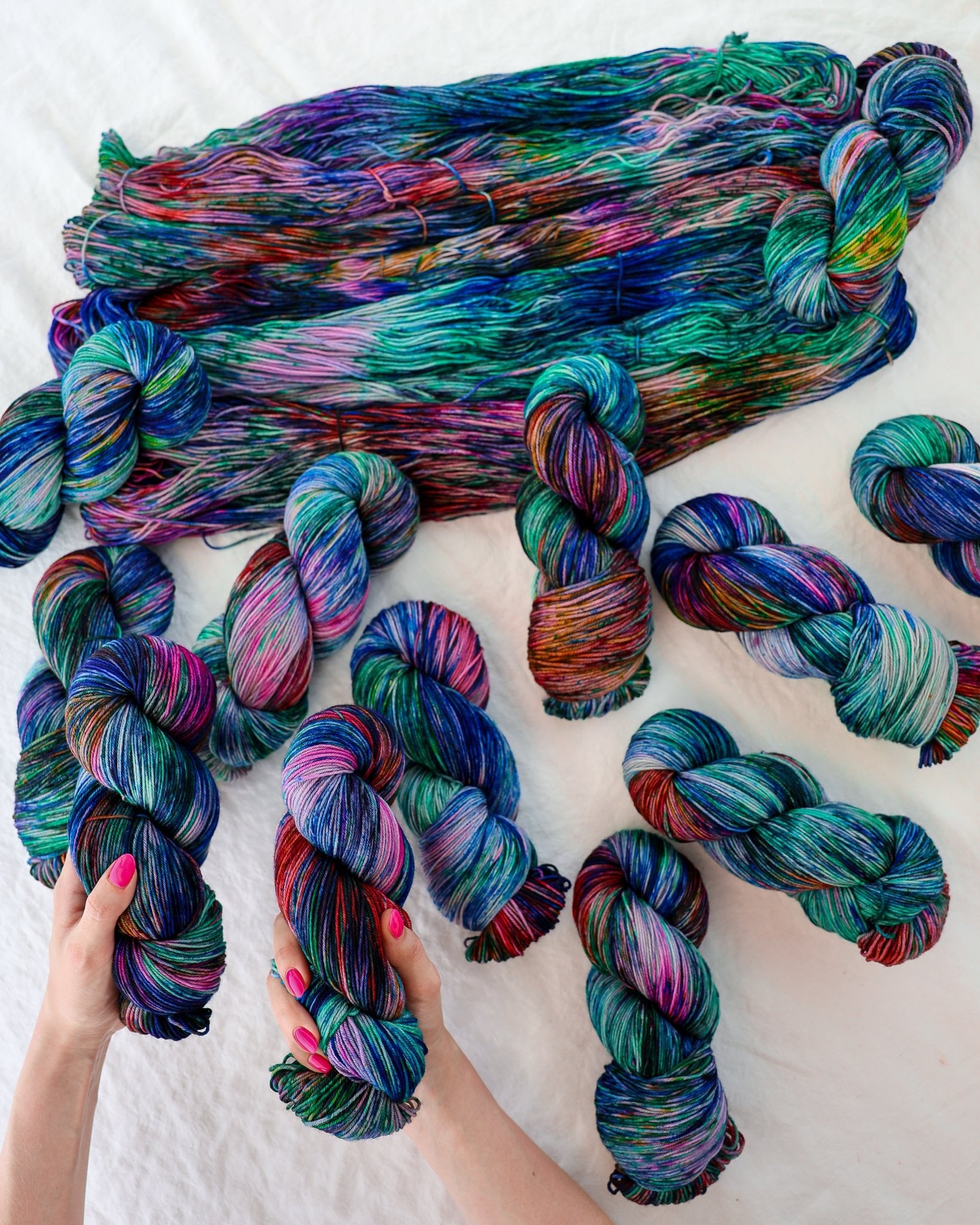 ITALIA 🇮🇹 - Ruby and Roses Yarn - Hand Dyed Yarn