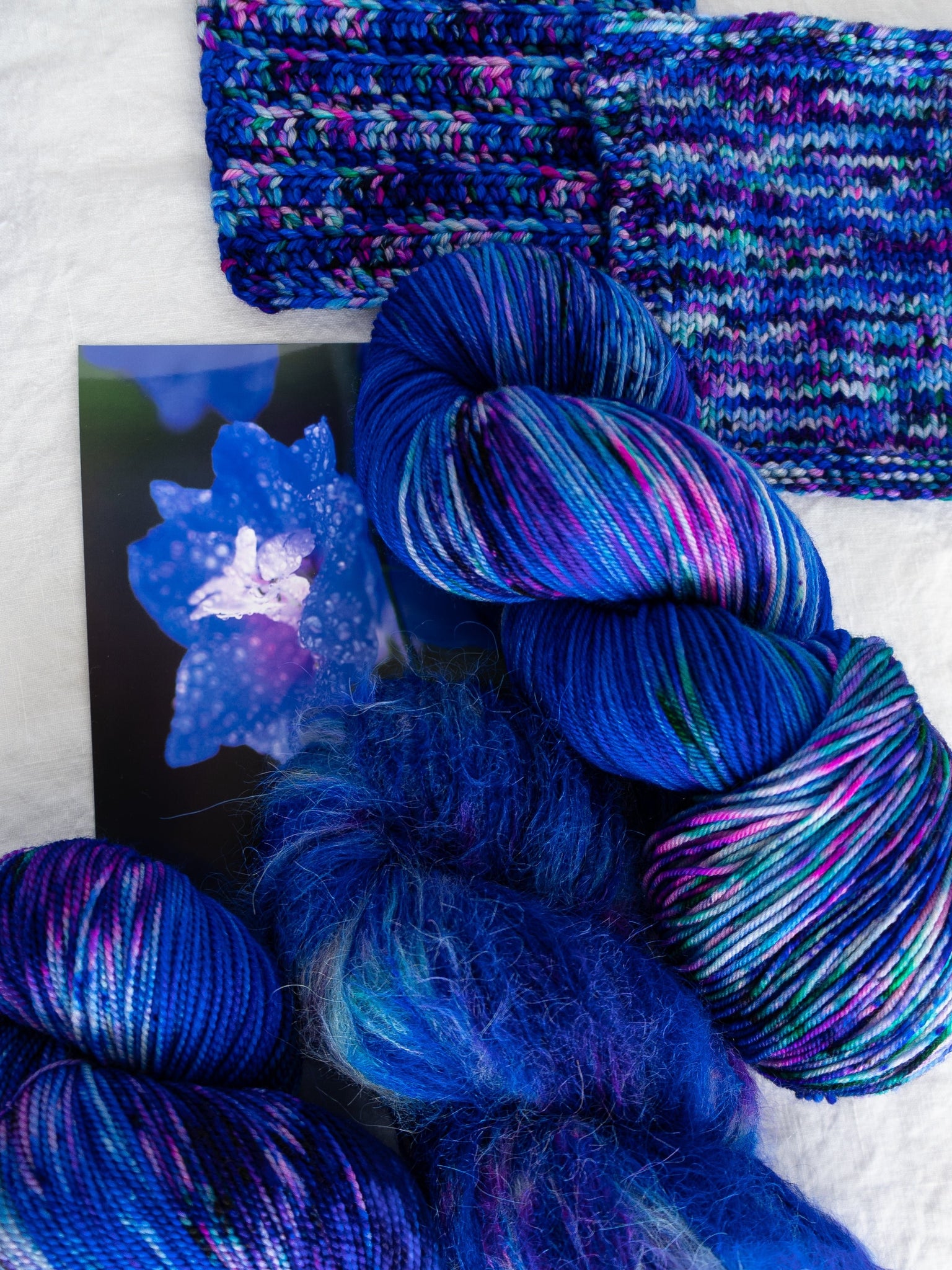 Larkspur /// Pre - Order - Ruby and Roses Yarn - Hand Dyed Yarn