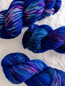 Larkspur /// Pre - Order - Ruby and Roses Yarn - Hand Dyed Yarn