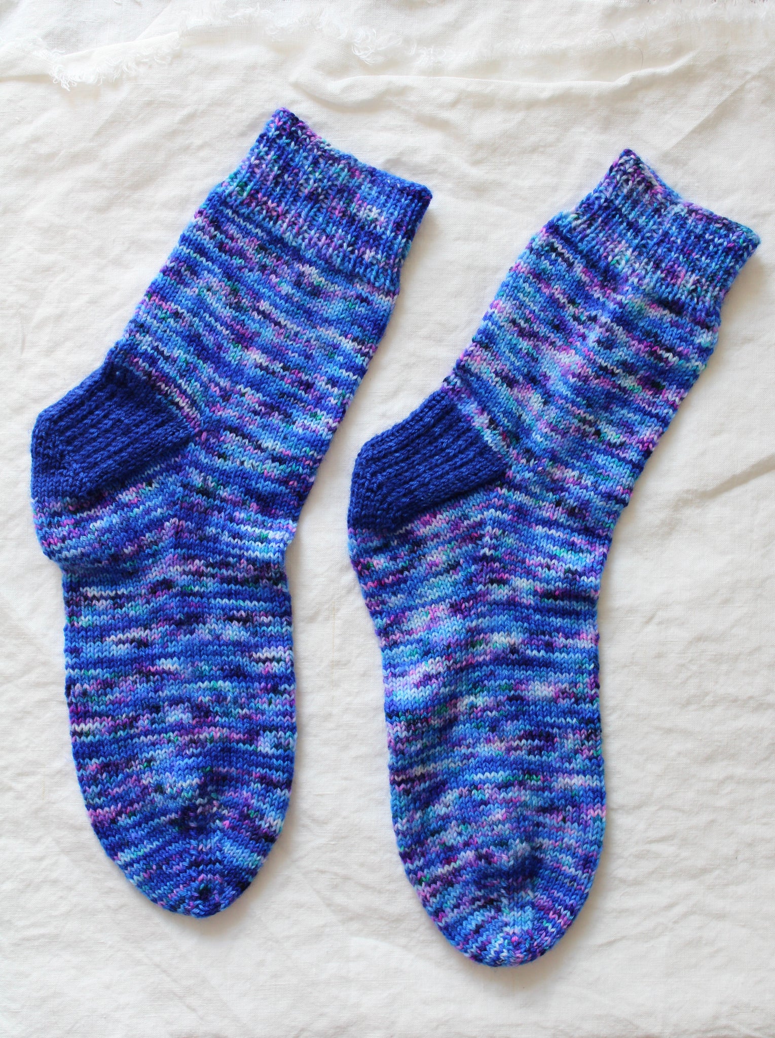 Larkspur - Sock Set /// Pre - Order - Ruby and Roses Yarn - Hand Dyed Yarn