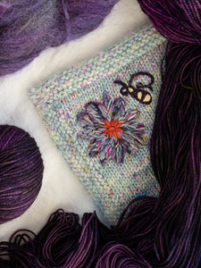 Lilacs at Midnight /// Pre - Order - Ruby and Roses Yarn - Hand Dyed Yarn