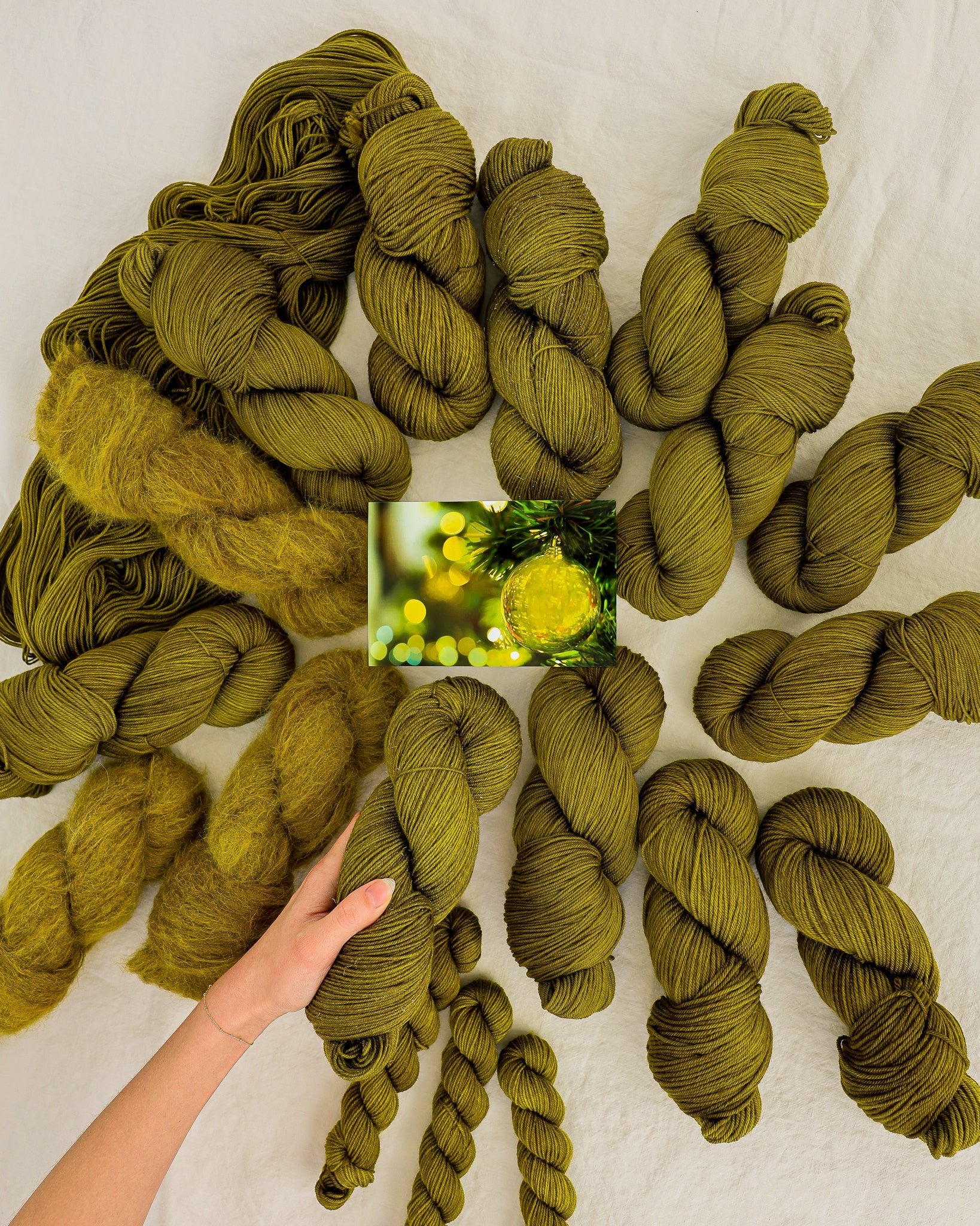 Luminaire - Ruby and Roses Yarn - Hand Dyed Yarn