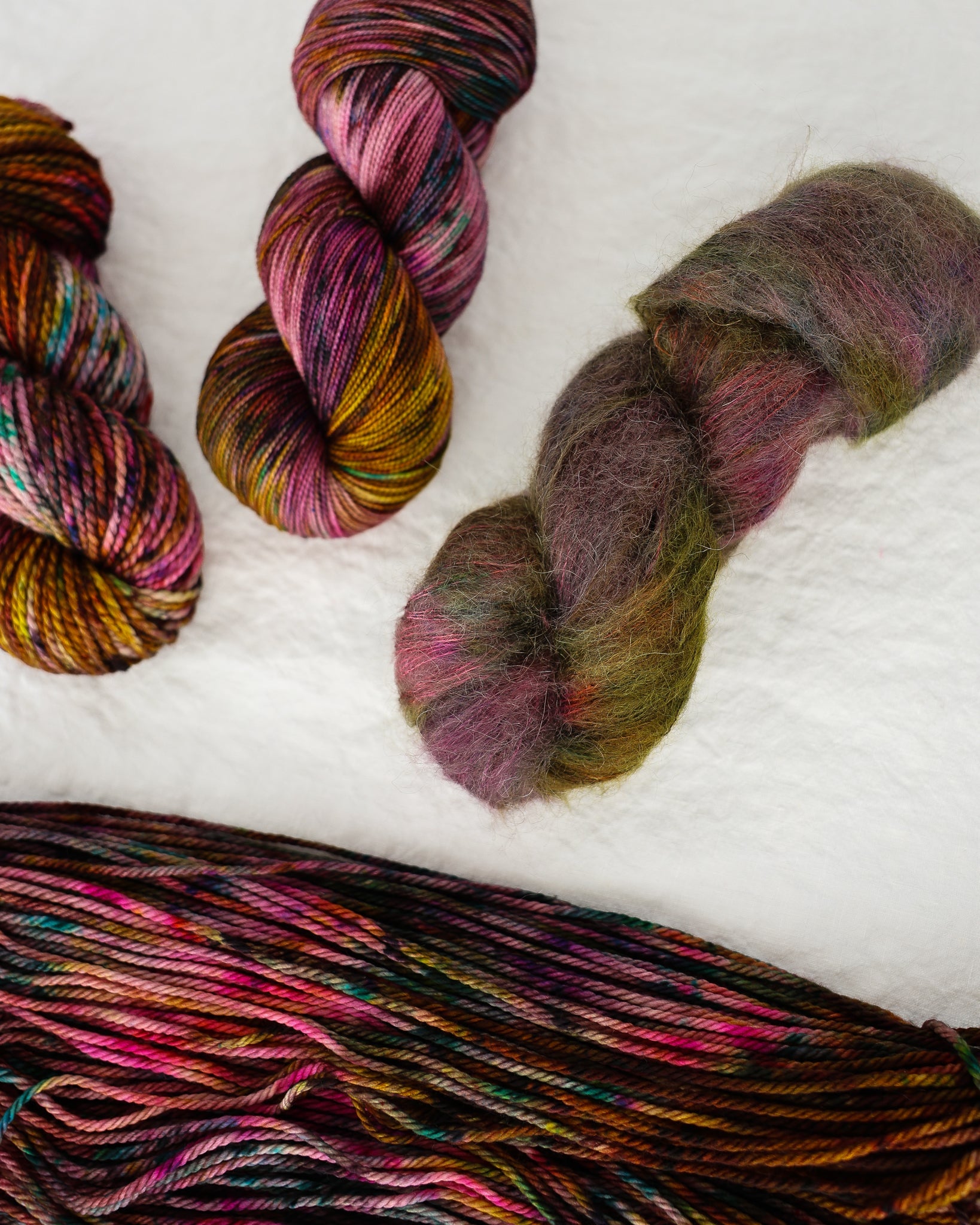 Main Character Energy - Ruby and Roses Yarn - Hand Dyed Yarn