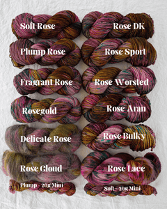 Main Character Energy - Ruby and Roses Yarn - Hand Dyed Yarn