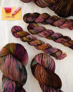 Main Character Energy - Ruby and Roses Yarn - Hand Dyed Yarn