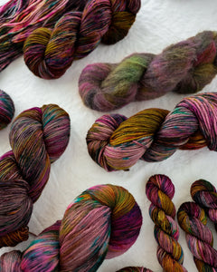 Main Character Energy - Ruby and Roses Yarn - Hand Dyed Yarn