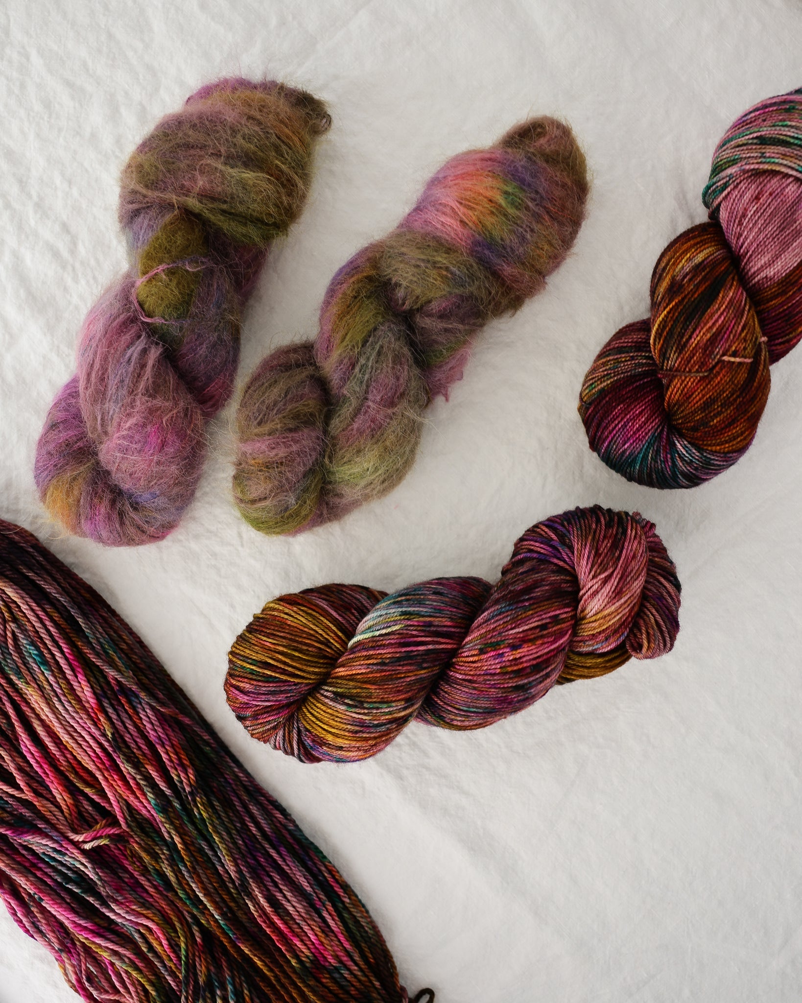 Main Character Energy - Ruby and Roses Yarn - Hand Dyed Yarn