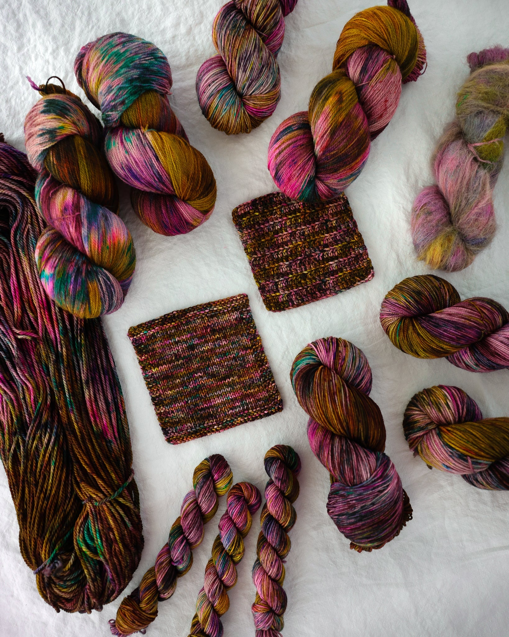 Main Character Energy - Ruby and Roses Yarn - Hand Dyed Yarn