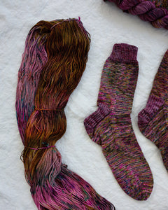 Main Character Energy - Sock Set - Ruby and Roses Yarn - Hand Dyed Yarn