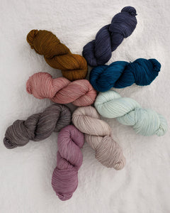 Maine Tonal Sampler - Ruby and Roses Yarn - Hand Dyed Yarn