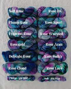 Maximalist - Ruby and Roses Yarn - Hand Dyed Yarn