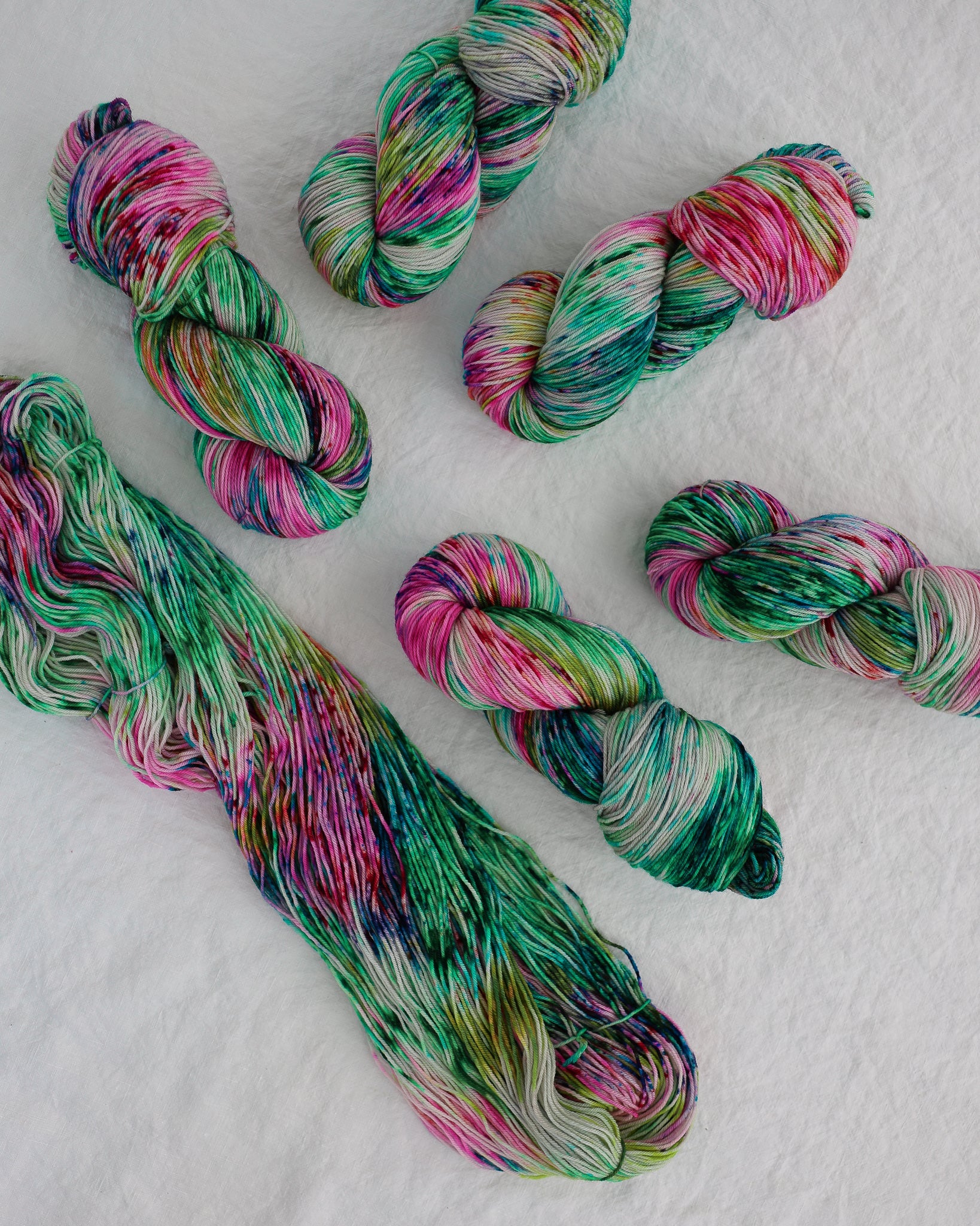 Meadow - OOAK - Ruby and Roses Yarn - Hand Dyed Yarn