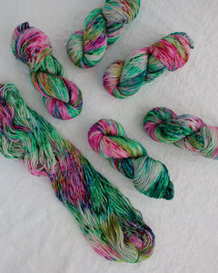 Meadow - OOAK - Ruby and Roses Yarn - Hand Dyed Yarn