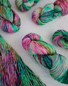 Meadow - OOAK - Ruby and Roses Yarn - Hand Dyed Yarn