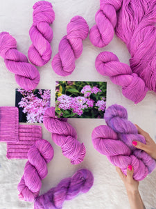 Meadowsweet /// Pre - Order - Ruby and Roses Yarn - Hand Dyed Yarn