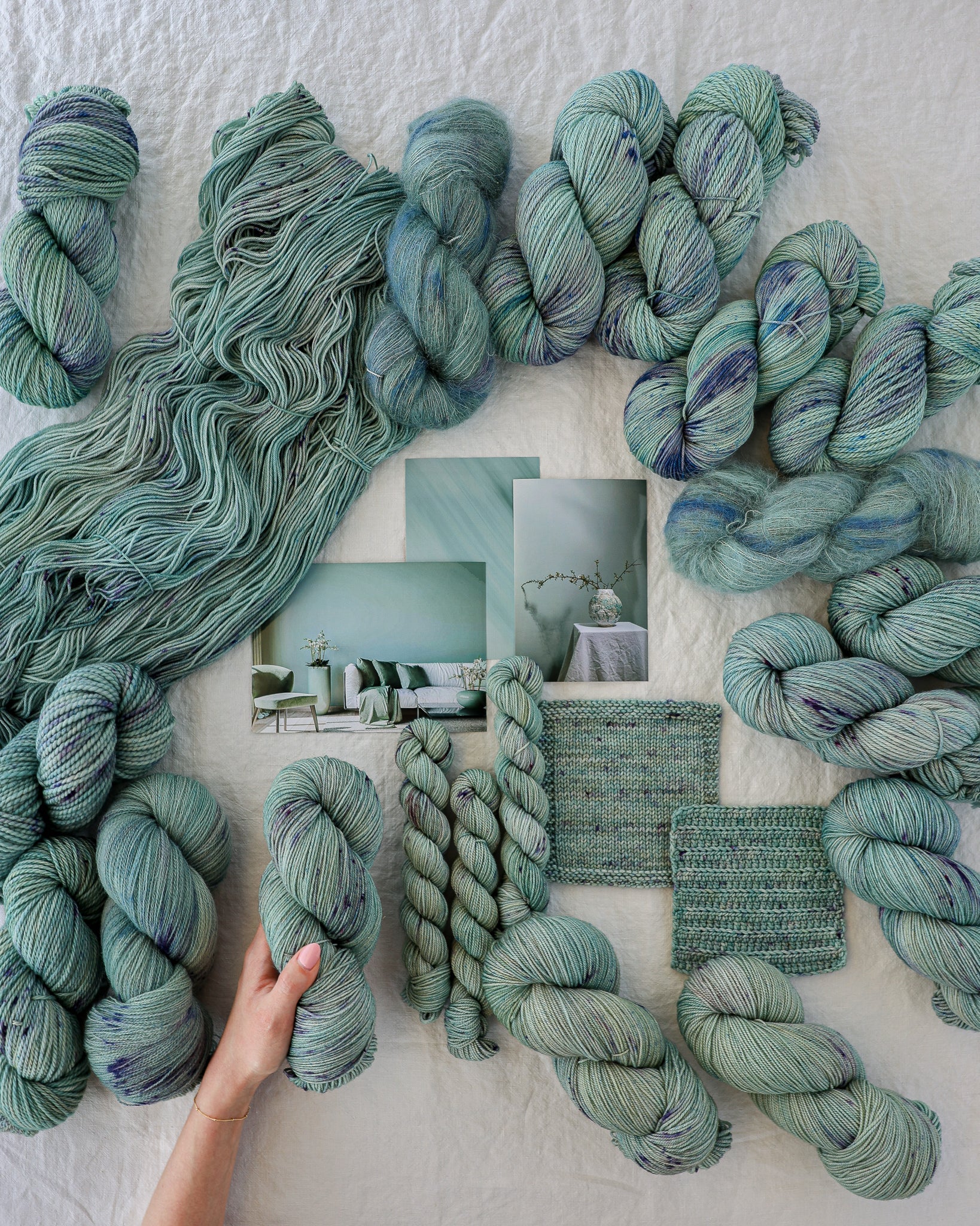 Minimalist - Ruby and Roses Yarn - Hand Dyed Yarn