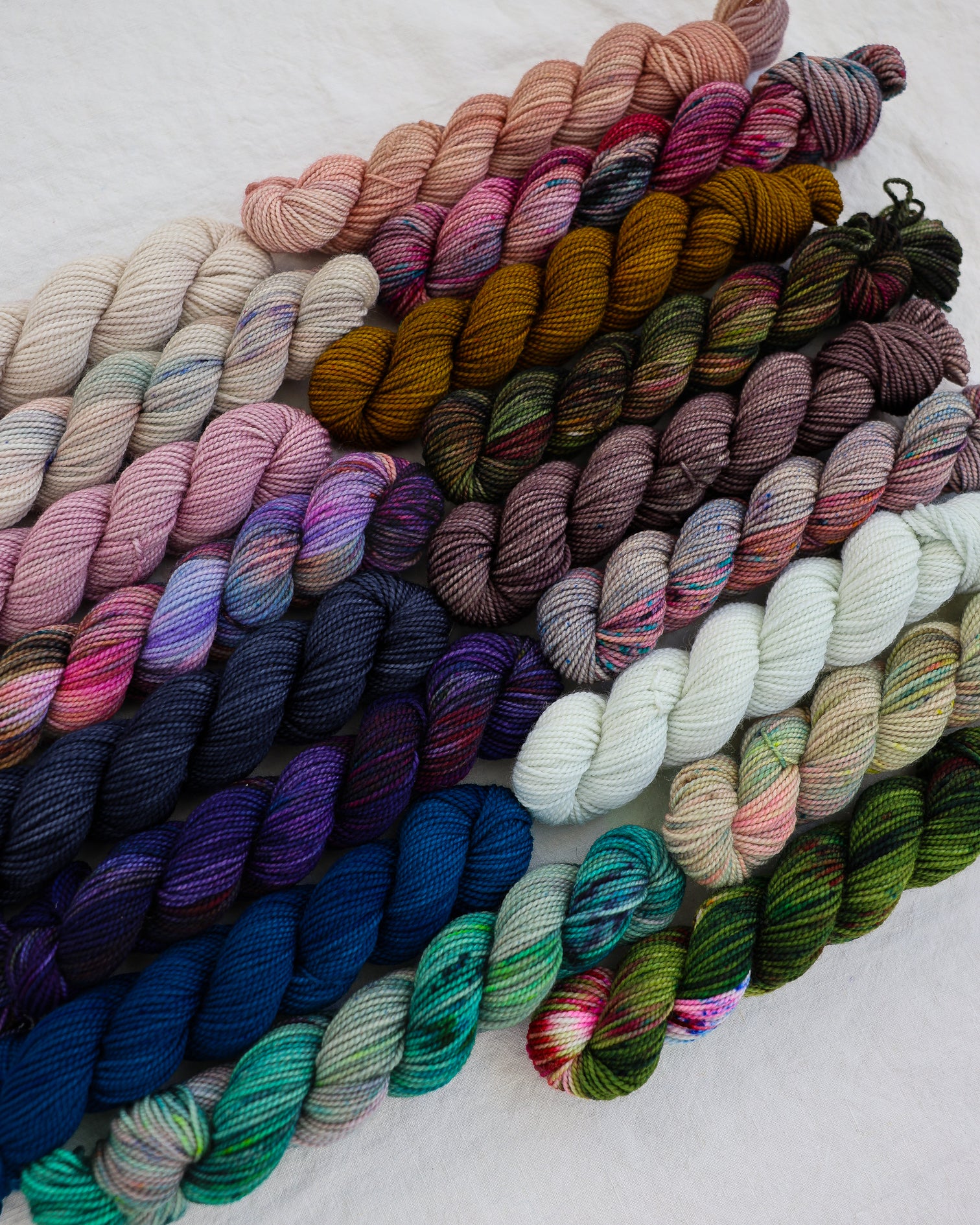 Hand Dyed Artistic Yarns - Ruby and Roses Yarn