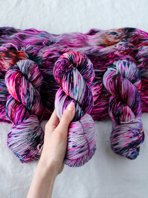 Misfit OOAK /// Deep Affection - Ruby and Roses Yarn - Hand Dyed Yarn