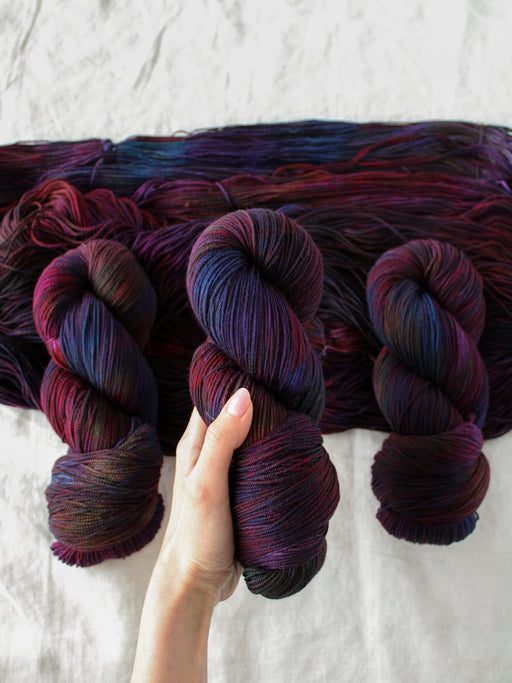 Misfit OOAK /// Reputation - Ruby and Roses Yarn - Hand Dyed Yarn