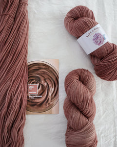 Mocha Mousse - Pantone 2025 - Ruby and Roses Yarn - Hand Dyed Yarn