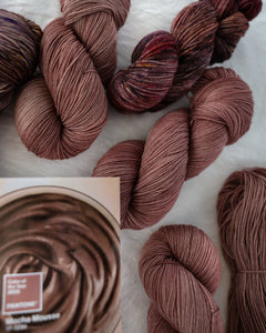 Mocha Mousse - Pantone 2025 - Ruby and Roses Yarn - Hand Dyed Yarn