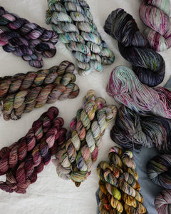 Northern Attitude Box - Ruby and Roses Yarn - Hand Dyed Yarn